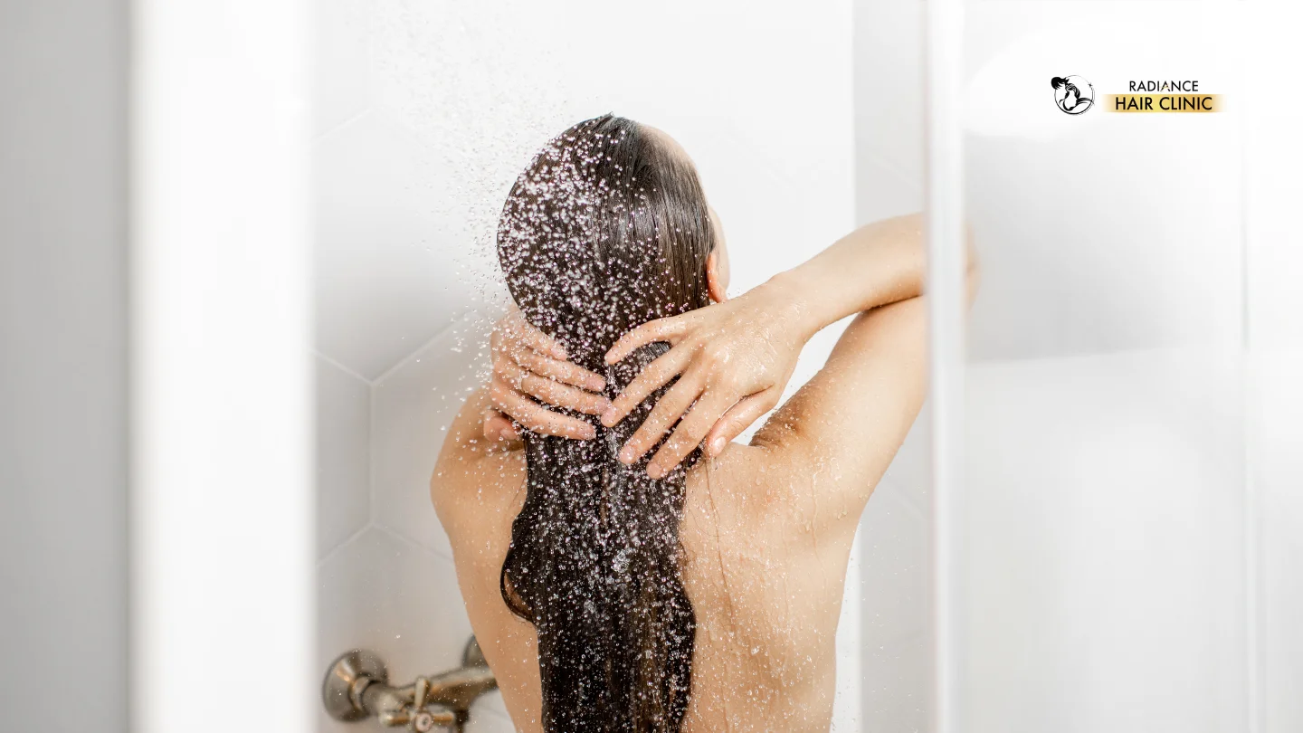 Can We Bath with a Hair Patch?